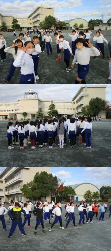 安城市立二本木小学校 | 学校日記 | 耐寒駆け足頑張ってます！