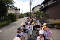歩いている様子