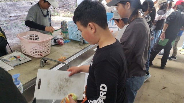 洗い物もしっかりと