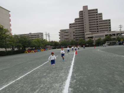 追いつかれないよう、最後まで全力で！