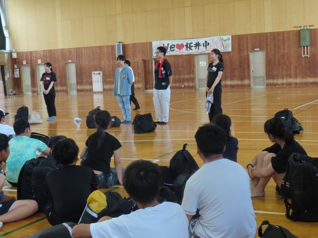 協力してくれた大学生たち！ありがとうございました